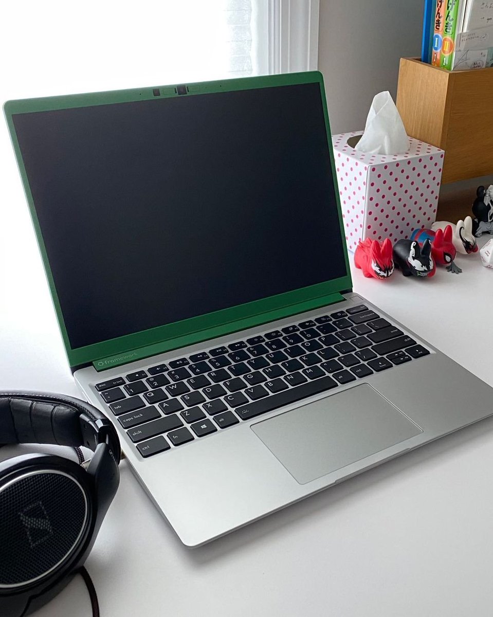 FrameworkPuter's tweet photo. Some say it's the greenest laptop on the market. https://t.co/p4mC1Oyvdw