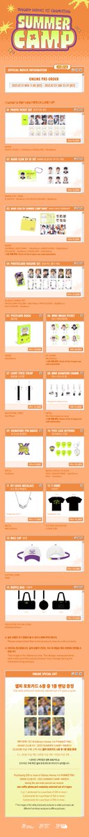 Xdinary Heroes 1st FANMEETING
BAND CLUB XV: 2023 SUMMER CAMP🚌💨

OFFICIAL ONLINE MERCH PRE-ORDER INFORMATION

PRE-ORDER
07.12 WED 11:00AM - 07.23 SUN 23:59PM (KST)

#XdinaryHeroes #엑스디너리히어로즈
#WE_ARE_ALL_HEROES
#BANDCLUB_XV #2023SUMMERCAMP