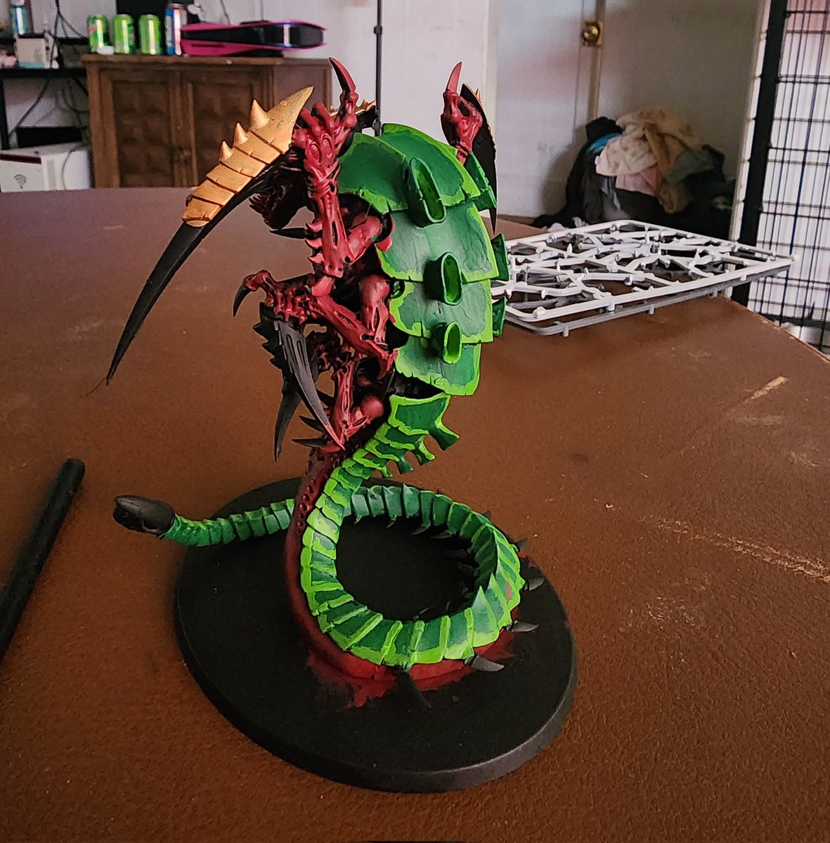 HeyChurchyBoi's tweet photo. @DARUSSIANBADGER 
How dare you get me into warhammer 40k. I'm 5 straight hours in sir. https://t.co/caa4IYJN3E