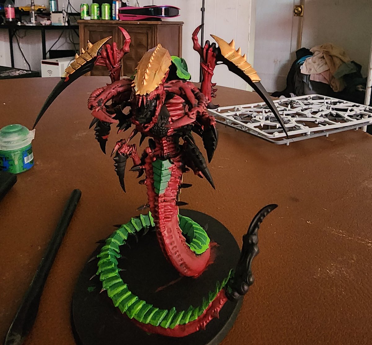 HeyChurchyBoi's tweet photo. @DARUSSIANBADGER 
How dare you get me into warhammer 40k. I'm 5 straight hours in sir. https://t.co/caa4IYJN3E