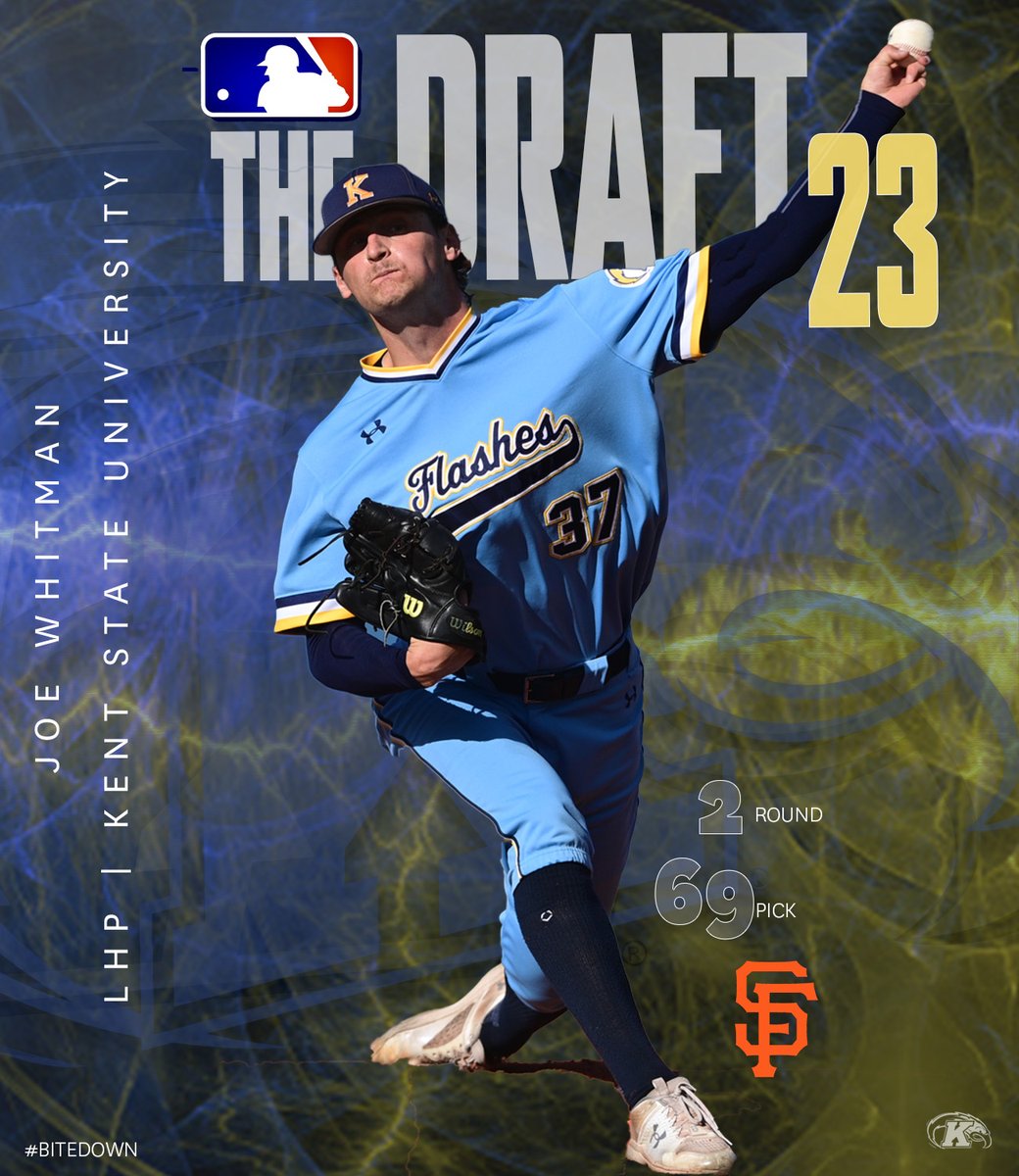 With the 69th overall pick (2nd round) the <a href="/SFGiants/">SFGiants</a> select <a href="/MACSports/">MACtion</a> Pitcher of the Year and All-American <a href="/J_Whitman13/">Joseph Whitman</a> ! 

#BiteDown | #FlashesForever
