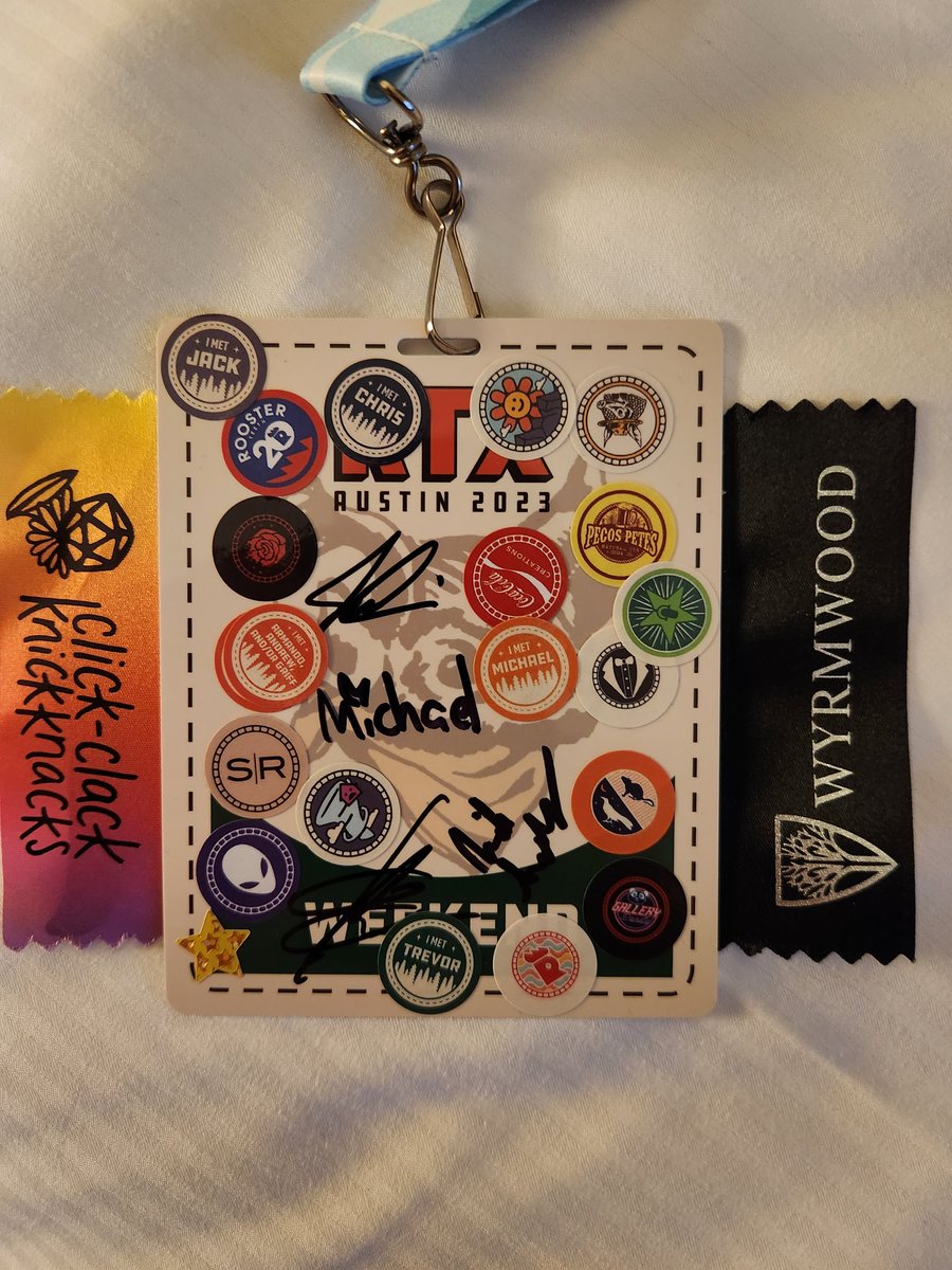 JudgeBudge22's tweet photo. I had an absolute blast at RTX this year. From First Night, to Comedy Night, to the absolute chaos was AHWU. Can't wait to hang out with friends again next year! #RTX2023 https://t.co/IHXAMz9VEe