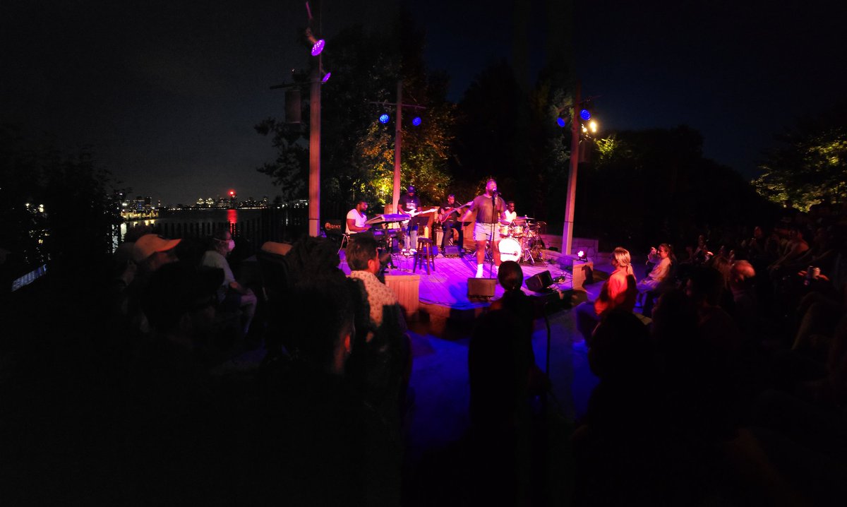 JrockDaParty's tweet photo. Images of #MykalKilgore from a free concert Sat Jul 8th at Little Island in NYC https://t.co/AJF0oRu67D