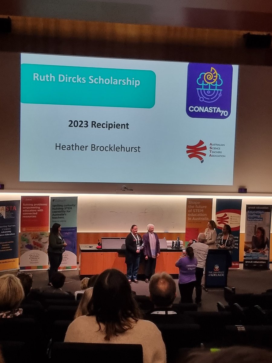 Congratulations Rachel and Heather #CONASTA70