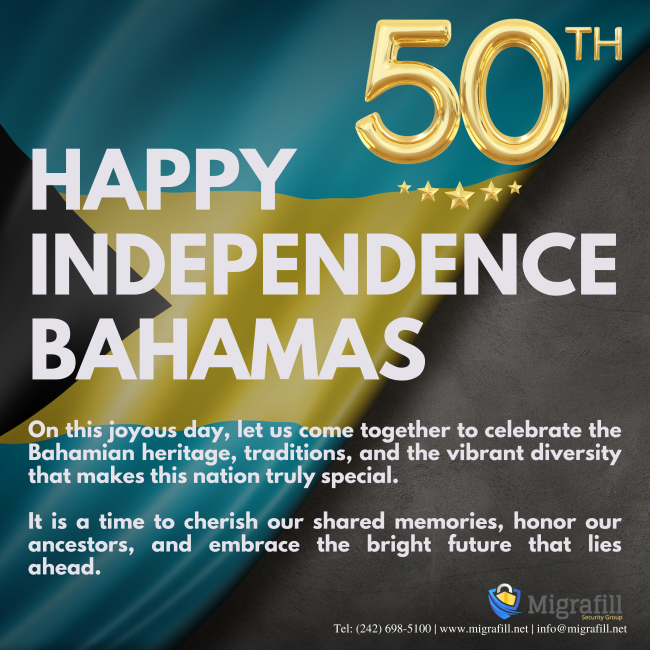 Migrafill1's tweet photo. From all of us at Migrafill, we extend our warmest wishes to the people of the Bahamas on this momentous occasion. May the next 50 years be filled with continued growth, prosperity, and happiness.  https://t.co/gl1pw01JEW
https://t.co/4QvemETsxk https://t.co/MhcC4owmwW