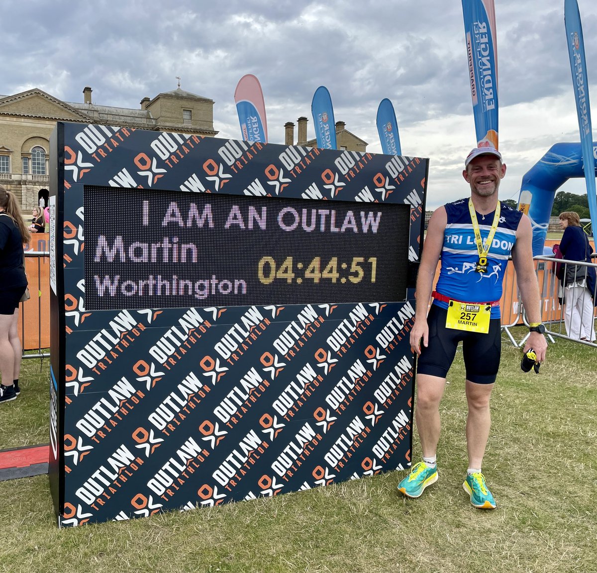GAYtriathlete's tweet photo. @OutlawTriathlon another PB on a gorgeous day.  Faded on the run so still room for improvement! https://t.co/hKf1TNizvk