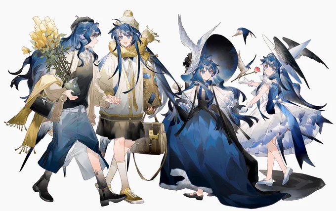 星极和星源生日快乐!Happy birthday to Astesia and Astgenne!