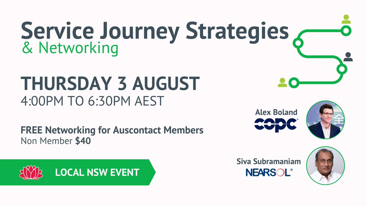 **NSW MEMBERS** Join us at Endeavour Tap Rooms for their next local networking and learning event! ow.ly/fyno50P7eJv

The average contact centre captures hundreds of data points each day. But what do we do with this data?

#networking #customerjourney #contactcentres