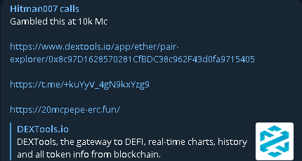 erc_mcpepe's tweet photo. HITMAN supporting LFG 

https://t.co/xwDEbAQdMv

https://t.co/qrIzP3SWM0

#Mcpepe #ETH #ERC #PEPE #1000x https://t.co/cH9knqZneU