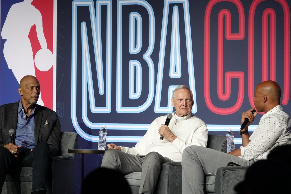 IamValCameron's tweet photo. #Legends at @nbaconofficial @kaj33 #nba #eventlife https://t.co/lk8lQESoEt