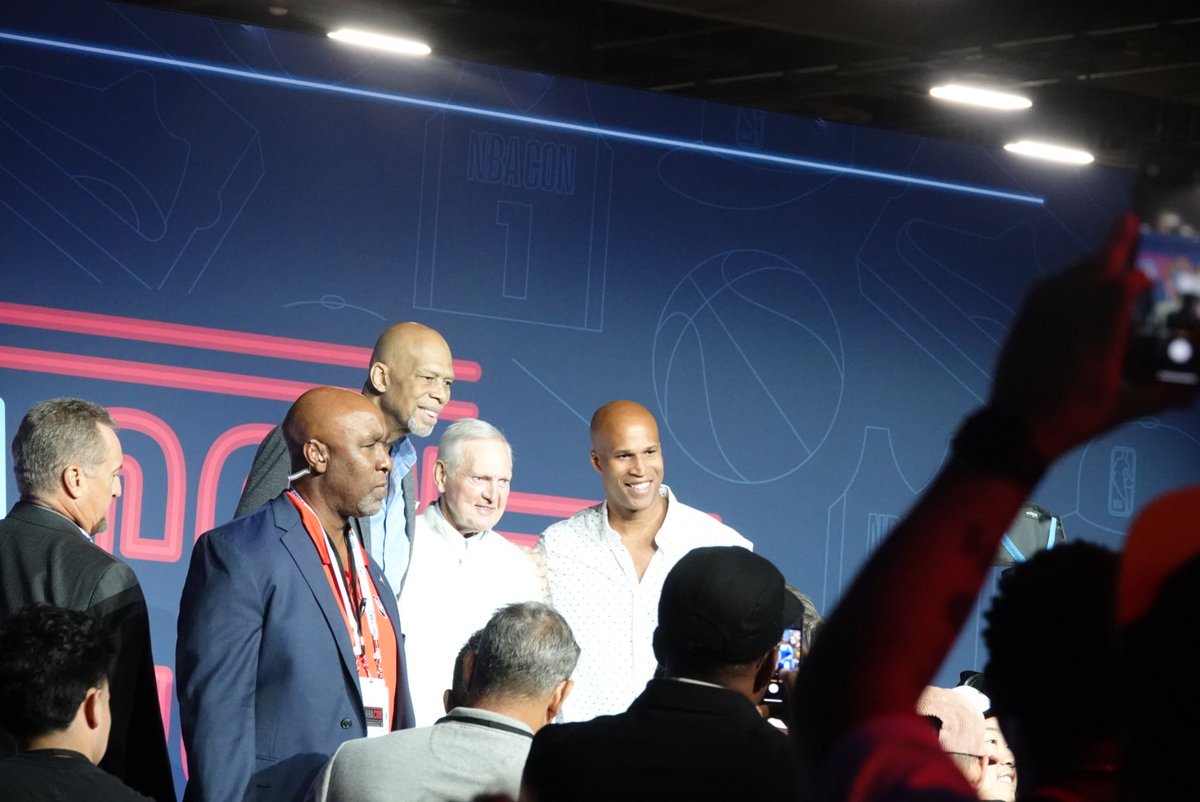 IamValCameron's tweet photo. #Legends at @nbaconofficial @kaj33 #nba #eventlife https://t.co/lk8lQESoEt