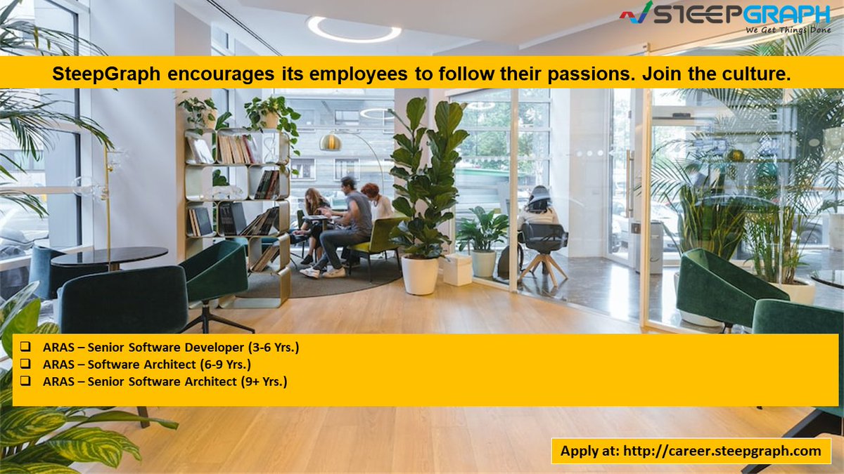 steepgraph's tweet image. #hiringnow
#SteepGraph is hiring #aras Software Architect, Senior Developer, and Development Manager (ARAS Delivery Managers).

Apply here :
- bit.ly/41lnIdE
- bit.ly/41Fr4rz
- bit.ly/43LNUzK