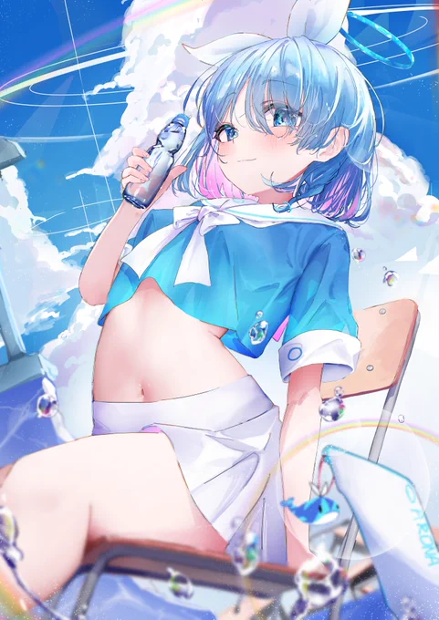 #ブルーアーカイブ #BlueArchive 夏服アロナ 