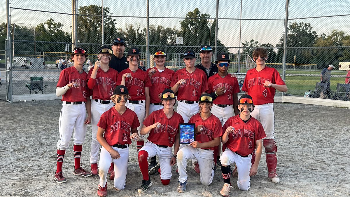 NoviHeat's tweet photo. 14U Novi Heat Gold gets their 30th win by going 4-0 ton win the USSSA Stars and Stripes Challenge!  Keep it rolling fellas! @SeMiUSSSA @HamtownStadium @miusssabaseball https://t.co/jHPxpx8r8p