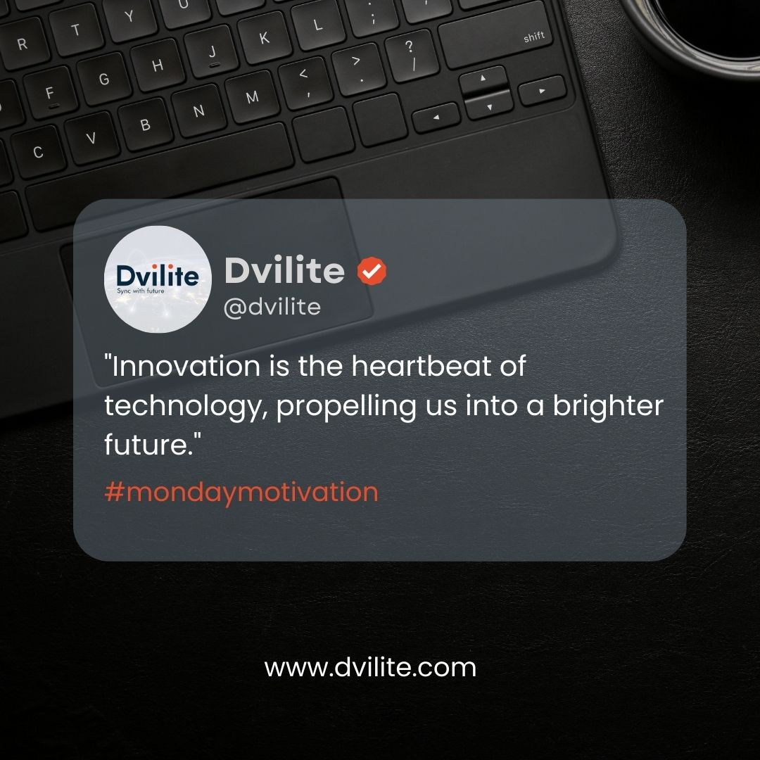 dvilite's tweet photo. "Embrace the start of a new week with open arms and a determined spirit. Let s make this Monday the launchpad for an incredible week ahead! 💪✨ #MondayMotivation #NewWeekNewGoals  #dvilite # dvilitetechnology" https://t.co/LV1eRsO5Ki