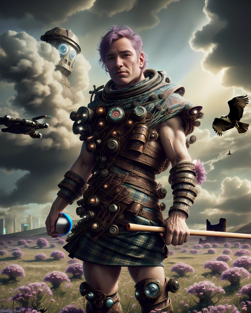 bambelbar's tweet photo. Thistle 3030

Driven to the edge
Humanity did decide
Sought balance; survived

#resiliency #resolve #thistle #future #balance #Solarpunk #climatechange #heal #earth #hope #progress #nature #scotland #steampunk #osprey #kilt #golf #strength https://t.co/ngdbfry8Xy