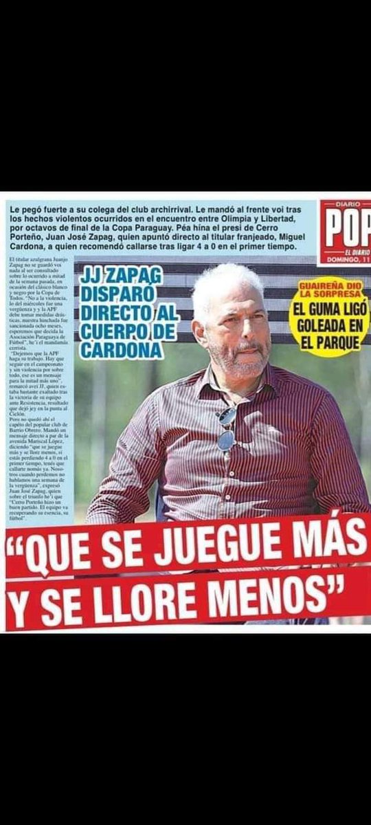 SoyEscobarJr's tweet photo. @CCP1912oficial https://t.co/XGnBZVOj5E