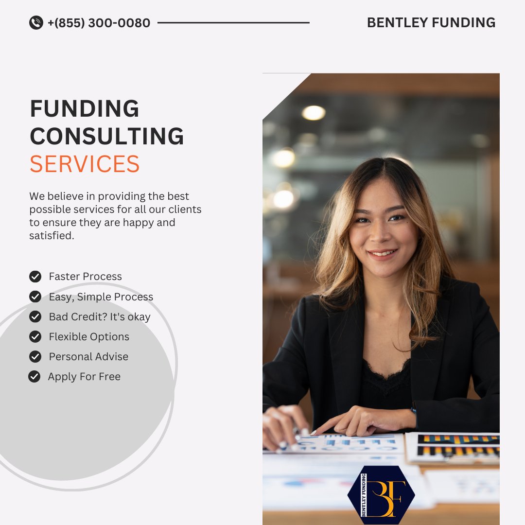 We’re extremely flexible and closely work with each client to find the most suitable solution that works for their specific needs and financial situation.

#bentleyfunding #StartupFunding #AlternativeLending #ResidentialRealEstate #MortgageLoans #InvestmentProperties