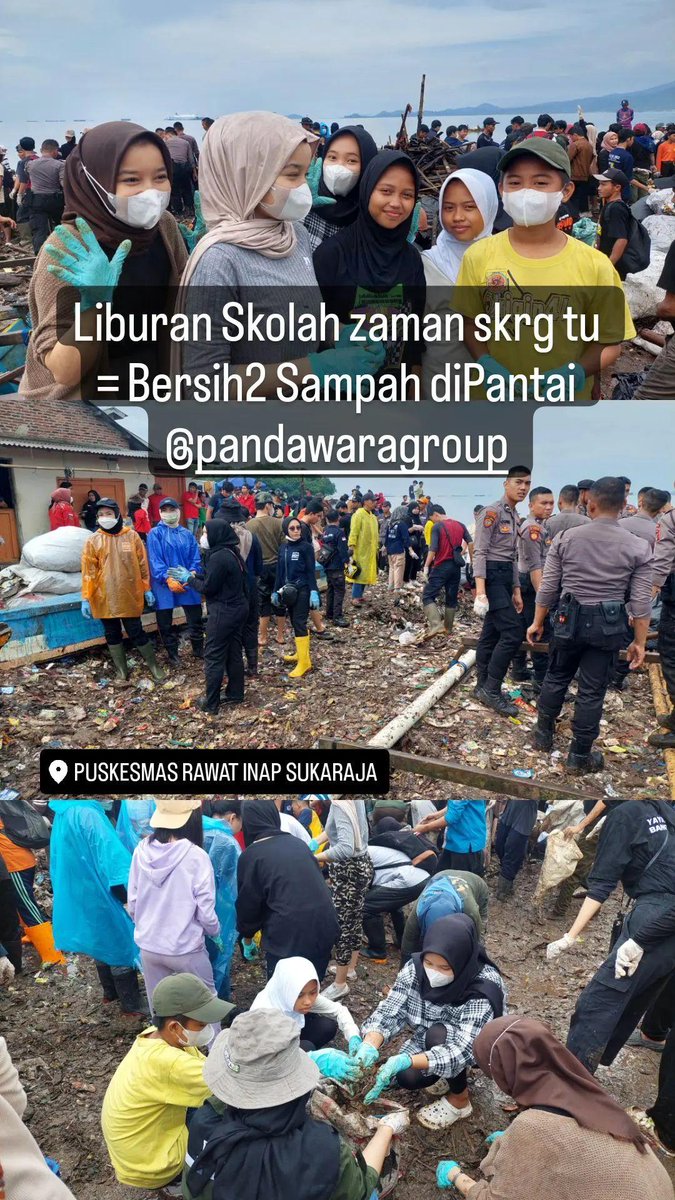 TbmOase's tweet photo. Anak anak muda Indonesia hari gini trendnya bersih2 sampah https://t.co/xLp02S5QET