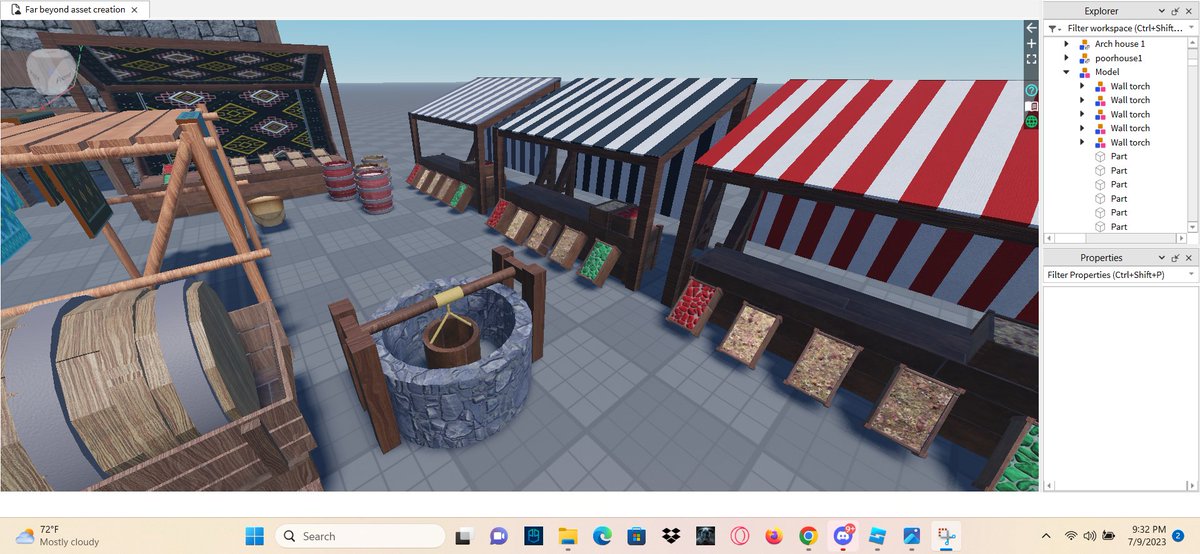 MechroHunt's tweet photo. @RobloxDevRTB So this is my first time doing Medieval rpg models, i usually do modern city, they are for my game * Far Beyond * Distant Lands https://t.co/72GVJuV3Xv