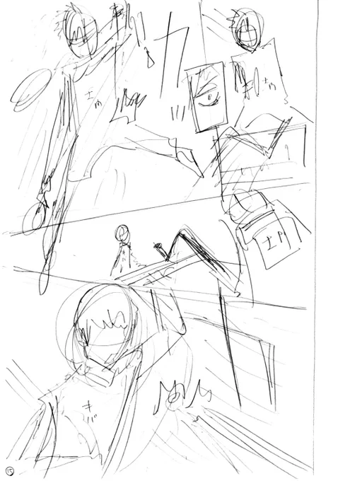 前回のネームと線画と完成原稿。 コマから絵をはみ出して前後のシーンにかぶせることで展開のスピード感を出す演出、ハンターハンターで学びました。
#スリースター #卓球  #サイコミ  https://t.co/xoemH9sjtZ 
