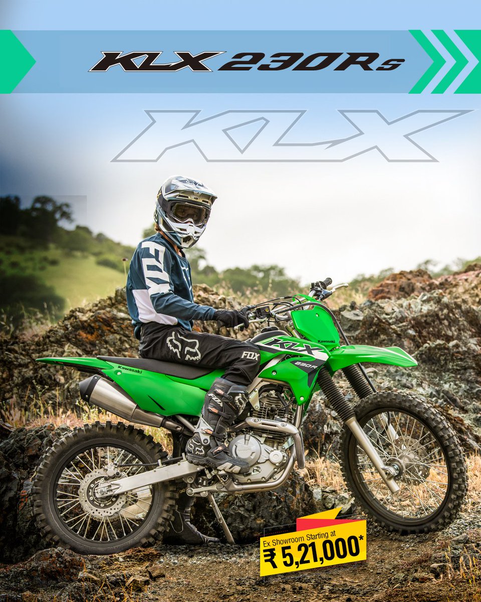 india_kawasaki's tweet photo. Kawasaki's Off-Road Trio: Unleashing Thrills of Off-Roading!!!
.
.
#Kawasaki #GoodTimes #FeelTheGreenFeelTheThrill #KX #KLX #motocross #enduro #offroad #Kawasakioffroad #KORC #dirtbike #RaceKX #TheBikeThatBuildsChampions https://t.co/ELP49EG9db