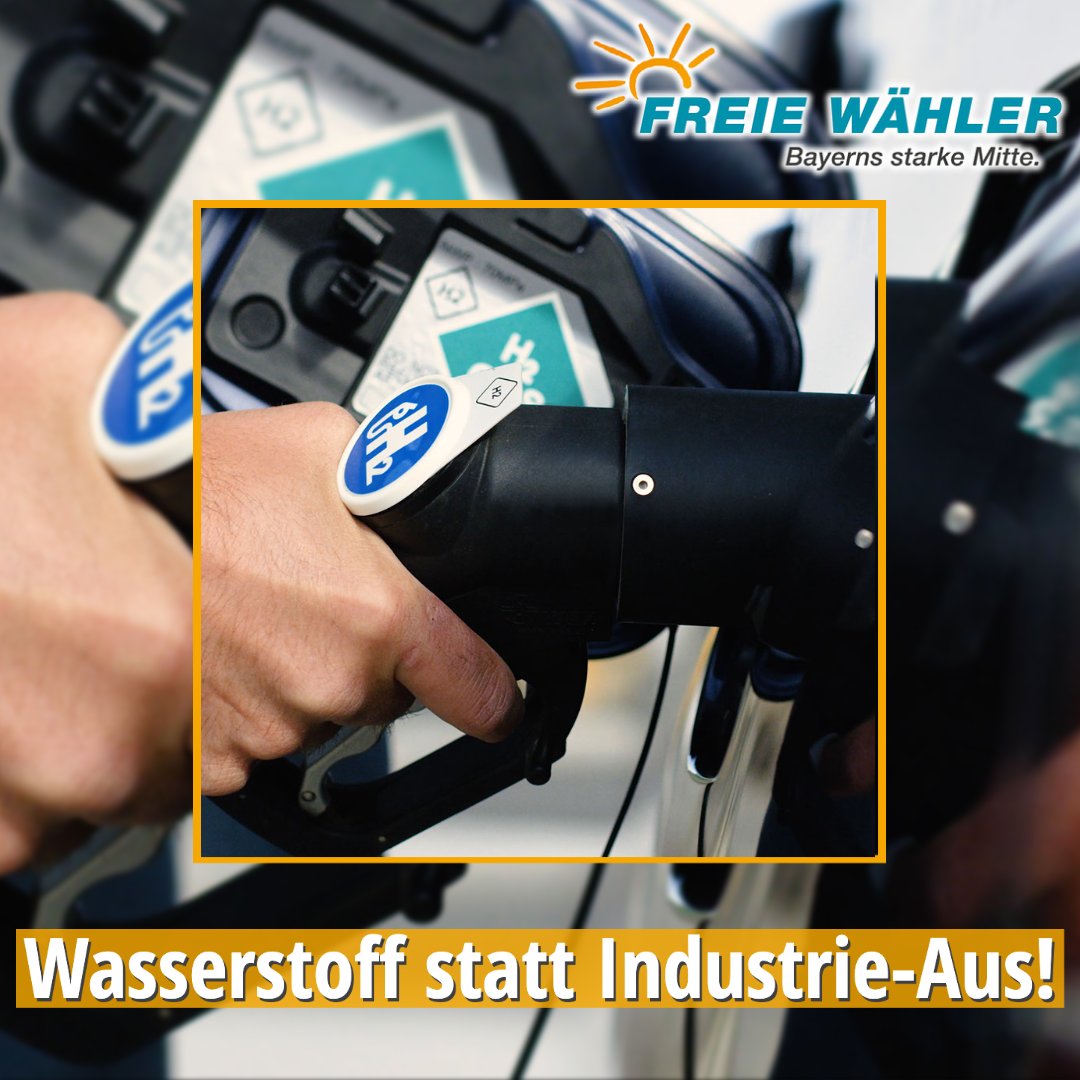 fw_bayern's tweet photo. #FREIEWÄHLER = DIE #Wasserstoff-Partei! 💦💪
Wir wollen die Wasserstoffstrategie forcieren und #Bayern zum führenden Wasserstoffland machen! 👍
#LTW23 #AnpackenFürBayern https://t.co/CZjH8kHzro