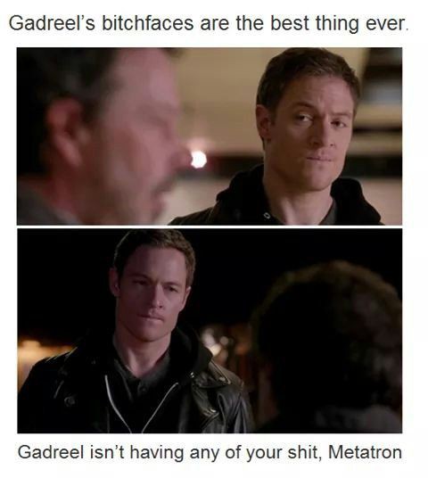 The only time I agree with Gadreel👏👏👏👏👏👏
Pic from Pinterest😌 
#JensenAckles #DeanWinchester  #Supernatural  #AlexanderCalvert #JackWinchester #MishaCollins #CasWinchester #JaredPadalecki #SamWinchester #TahmohPenilkett #Gadreel