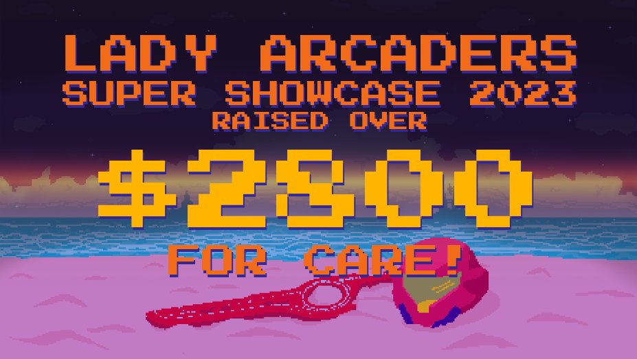 ladyarcaders's tweet photo. The Lady Arcaders Super Showcase 2023 has come to an end! Thanks to your generous donations, we raised over $2800 for @CARE!

The donation page will be open for a few more days. If you'd like to donate, please use the link in the reply tweet 💜

#LASS2023 #Charity https://t.co/40OWUx0ubq