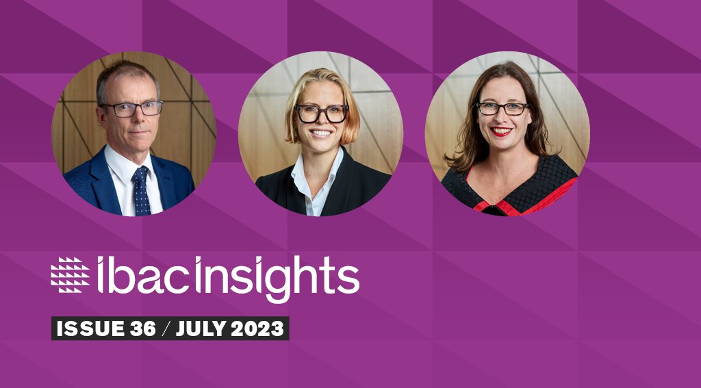 ibacVic's tweet photo. OUT NOW 📣 #IBACInsights July issue.

▪ IBAC's Operation Daintree #investigation
▪ enhancing #witness liaison measures
▪ review into #predatory behaviour by #police
▪ podcasts, webinars and more.

Read and subscribe: https://t.co/iGWXtn4S58 https://t.co/c6Q90yjPLr