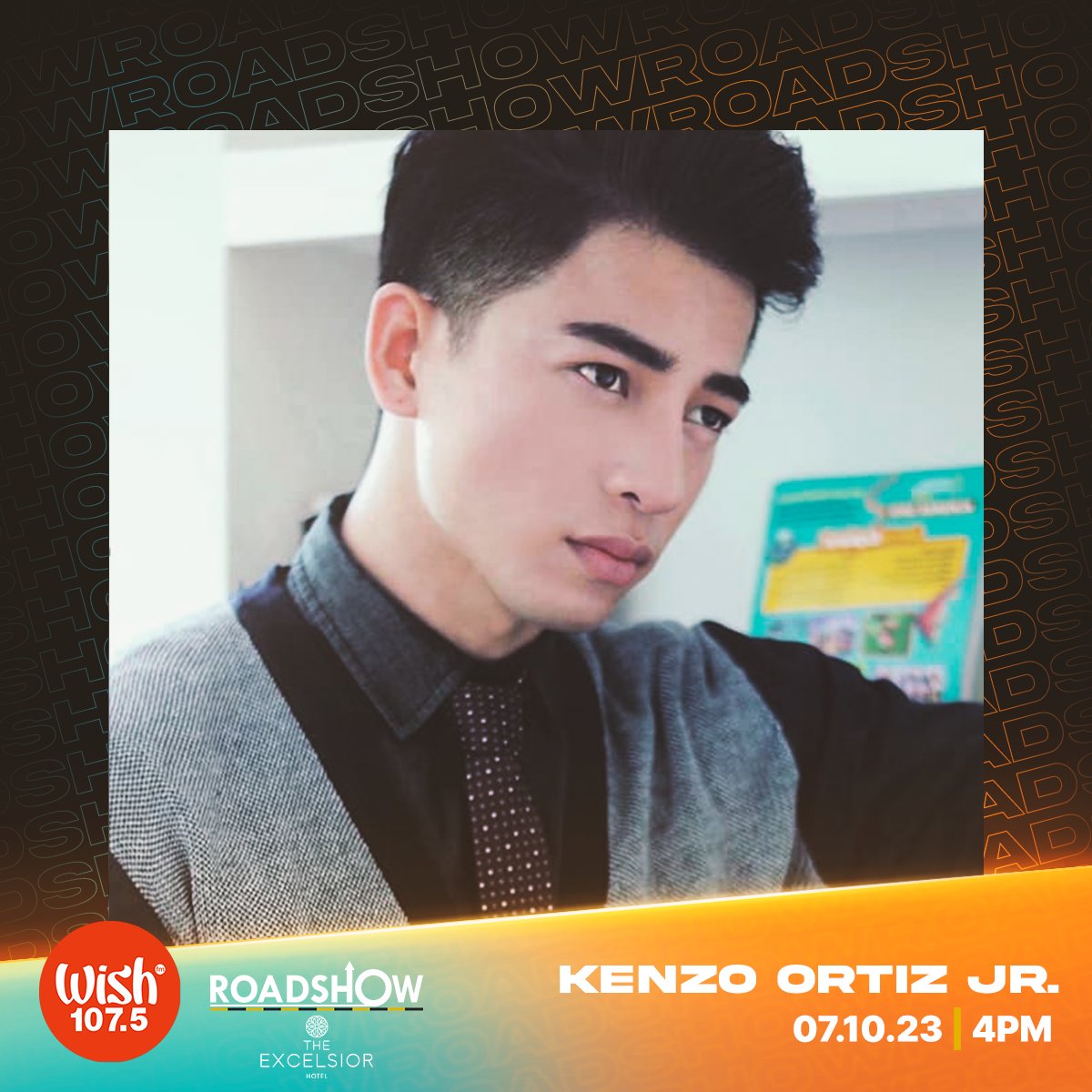 wish1075's tweet photo. Catch multi-hyphenate @InigoDPascual, singer-actress @vivoree, and blogger Kenzo Ortiz Jr. on today's Roadshow with @djalice1075!

The Wish 107.5 Bus will be parked at The Excelsior Hotel in Alabang. See you there, Wishers! https://t.co/Aj5Oer9aSJ