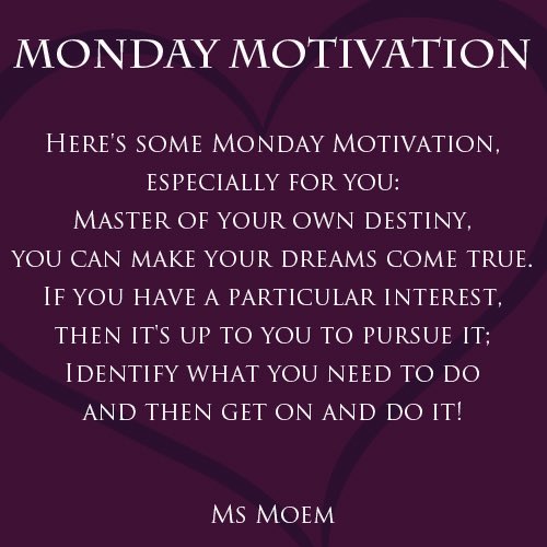 AsjiaunaF's tweet photo. Good Morning.

Kick of your day with the motivation to just get on and do it. Your in charge of your destiny. The choices you make now will only help you to grow and achieve, leave you at a standstill, or just simply give up. Hopefully you make the choice to grow and achieve. https://t.co/l8fBCBkCnB