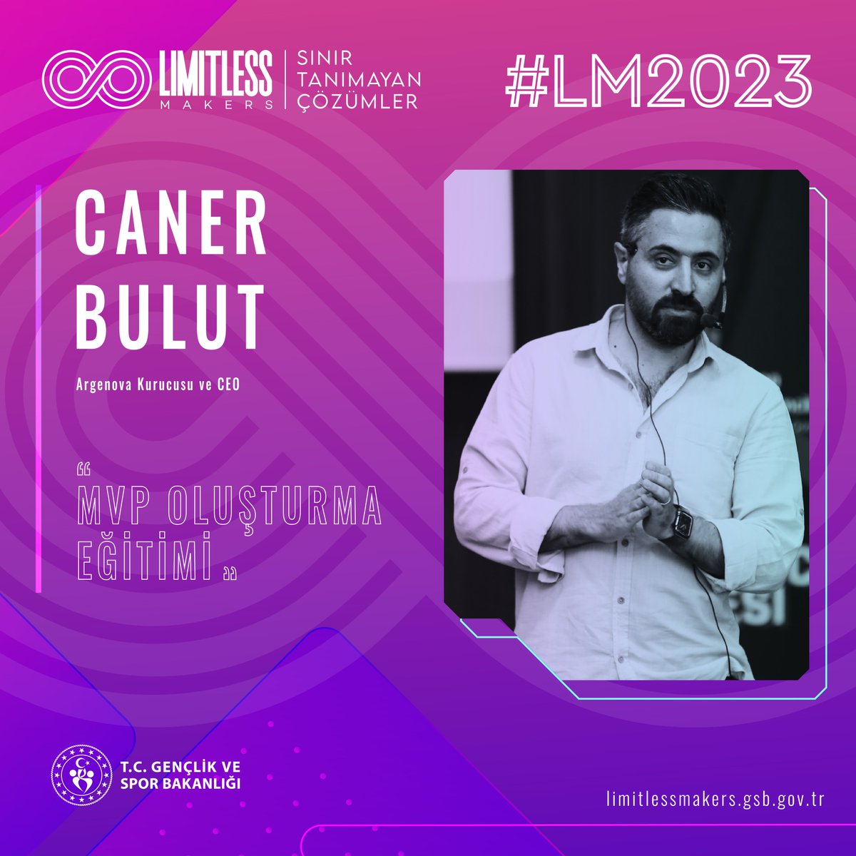 limitlessmakers's tweet photo. Haftaya @cabulut ’un  "MVP Oluşturma Eğitimi" ile başlıyoruz.  #lm2023 #gsb #limitlessmakers

@gencliksporbak @oa_bak https://t.co/HjZxbfMOZa