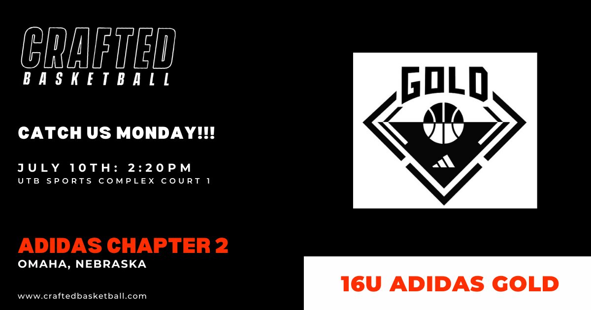 Crafted Basketball 16U ready for Monday! @CraftedSkills @3SGBCircuit
