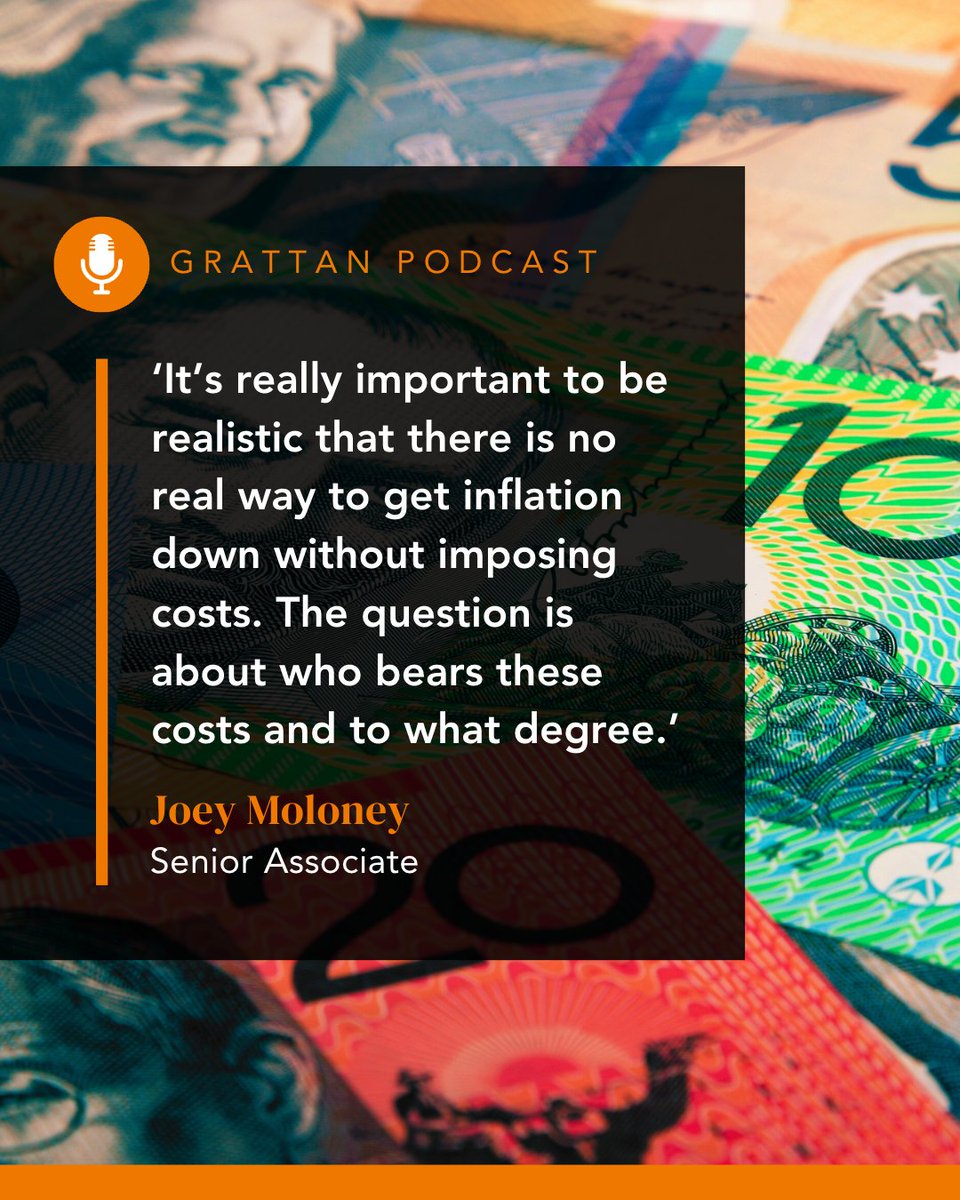 Grattan Institute (@grattaninst) on Twitter photo Are rate rises are the only way to stop inflation?
<a href="/trent_wiltshire/">Trent Wiltshire</a> <a href="/joeybmoloney/">Joey Moloney</a> & <a href="/Kat_Clay/">Kat Clay</a> tackle this topic on our in-depth podcast, discussing:
📈 Raising the super guarantee
🧾 Increasing tax & GST
🤑 Greedflation
Listen here: buff.ly/448JFhn #auspol Are rate rises are the only way to stop inflation?
<a href="/trent_wiltshire/">Trent Wiltshire</a> <a href="/joeybmoloney/">Joey Moloney</a> & <a href="/Kat_Clay/">Kat Clay</a> tackle this topic on our in-depth podcast, discussing:
📈 Raising the super guarantee
🧾 Increasing tax & GST
🤑 Greedflation
Listen here: buff.ly/448JFhn #auspol