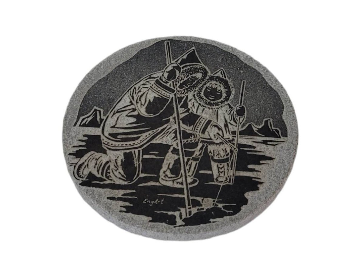 Kitchenconext's tweet image. Soapstone carving aboriginal scene EngArt tuppu.net/1f1176da #Etsy #kitchenconnection #CeramicSculpture