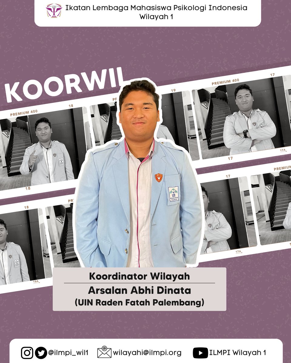 ILMPI_Wil1's tweet photo. [PENGURUS ILMPI WILAYAH 1 2023/2024]

Selamat dan semangat mengemban tugas!

Instagram : @ilmpi_wil
Twitter: @ilmpi_wil1
Youtube : ILMPI Wilayah 1
Website: https://t.co/j2UWWJNQ9x https://t.co/aLHXAML6cW