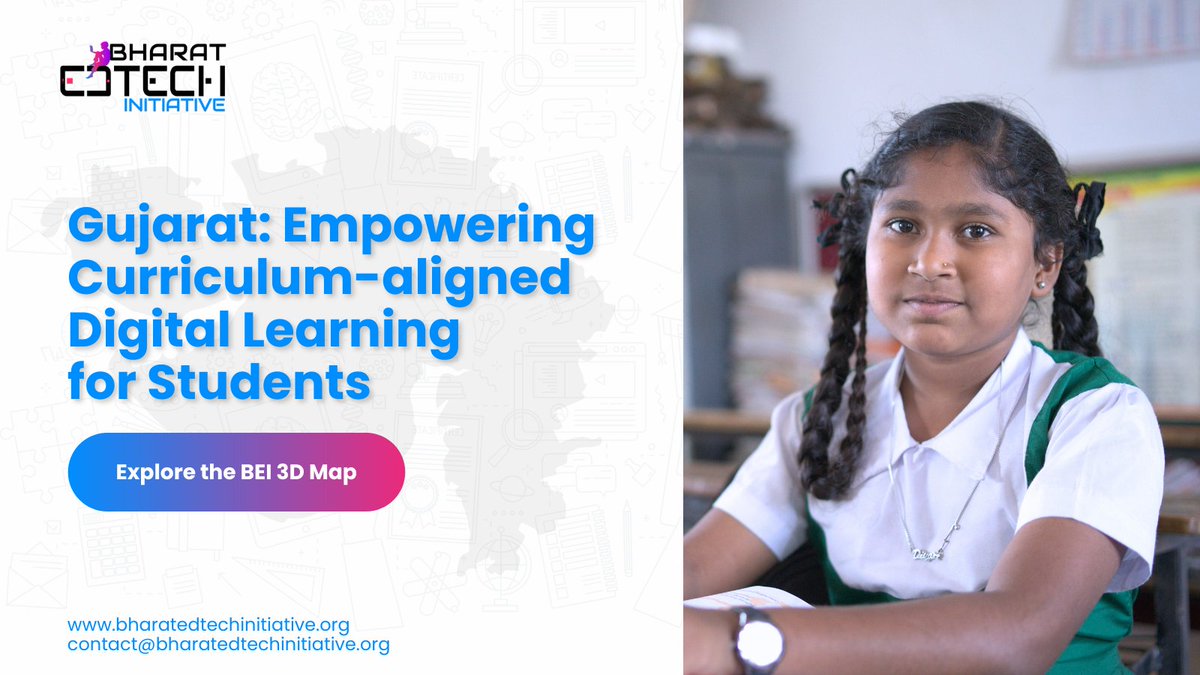 Bharat EdTech Initiative (@edtechbharat) on Twitter photo #Gujarat is paving the way for effective #digitallearning with the efforts of BEI partners. Through the support of low-tech apps and on-ground interventions, #students in the state are actively engaging in the #learningprocess. Explore <a href="/EdtechBharat/">Bharat EdTech Initiative</a>'s #3Dmap to witness the impact #Gujarat is paving the way for effective #digitallearning with the efforts of BEI partners. Through the support of low-tech apps and on-ground interventions, #students in the state are actively engaging in the #learningprocess. Explore <a href="/EdtechBharat/">Bharat EdTech Initiative</a>'s #3Dmap to witness the impact