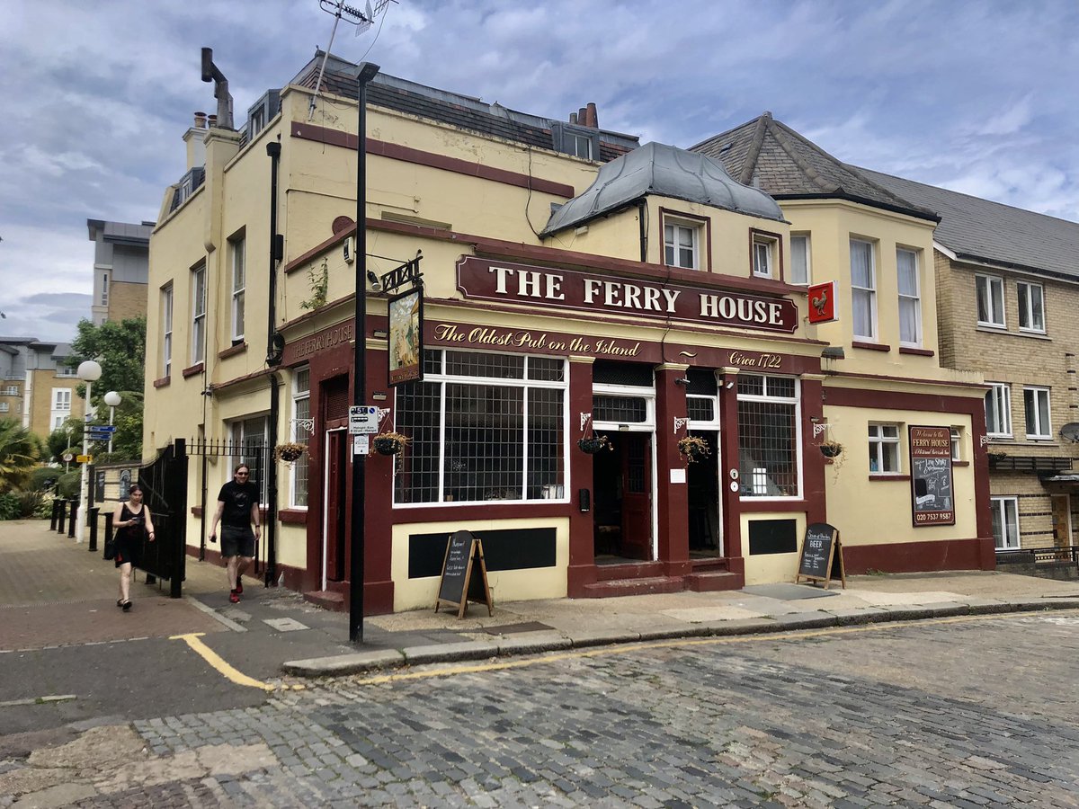 “The oldest pub on the island.” #isleofdogs