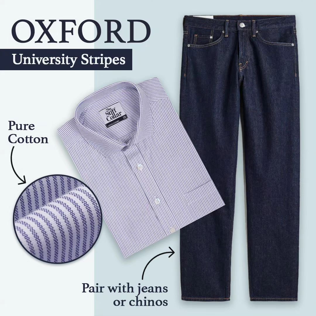 TheStiffCollar's tweet photo. 🚨 NEW RELEASE 🚨- Sky Blue
University Stripes shirt.

Shop now - https://t.co/Q76KWmSkQn

This full sleeve shirt features delicate striping and a luxurious textured Oxford weave.

#thestiffcollar #thestiffcollarshirts #mensweardaily #mensfashion #mensshirts #menswear #mensshirt #mensstyle #mensstyleguide #indianmenswear #indianfashion #cottonfashion #cottonshirt #cottonshirts #shirt #shirts