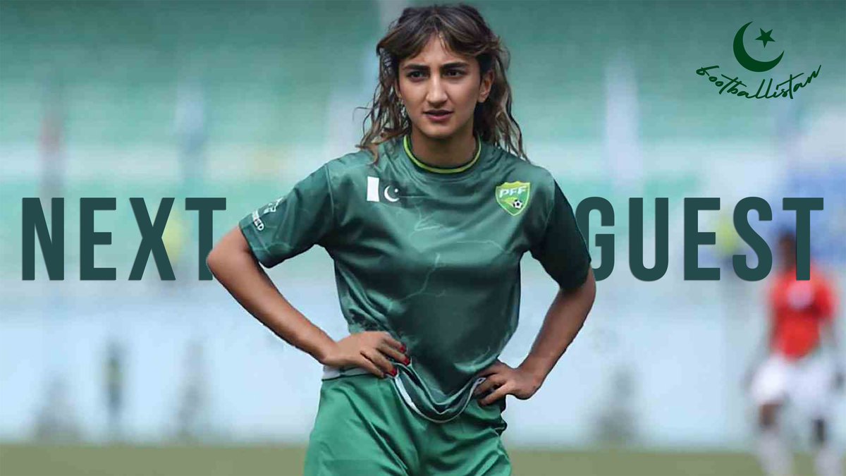 shahrukhsohail7's tweet photo. Up next on #Footballistan, we speak to Pakistan Women’s Team star Nadia Khan! 

Nadia made history in 2022 after becoming the first female footballer to score 4 goals in a game and became an instant fan favourite 🇵🇰⚽️ https://t.co/J5zhOBzZ0W