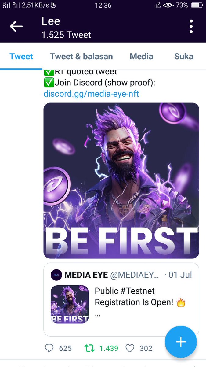 EndriSuryawan's tweet photo. @Leegitimacy Done kak Lee, thank you https://t.co/GzWyY1V7qj