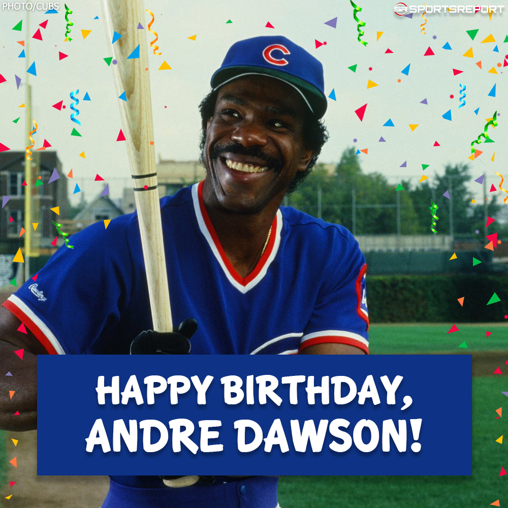 Happy Birthday to Legend, Andre Dawson! 