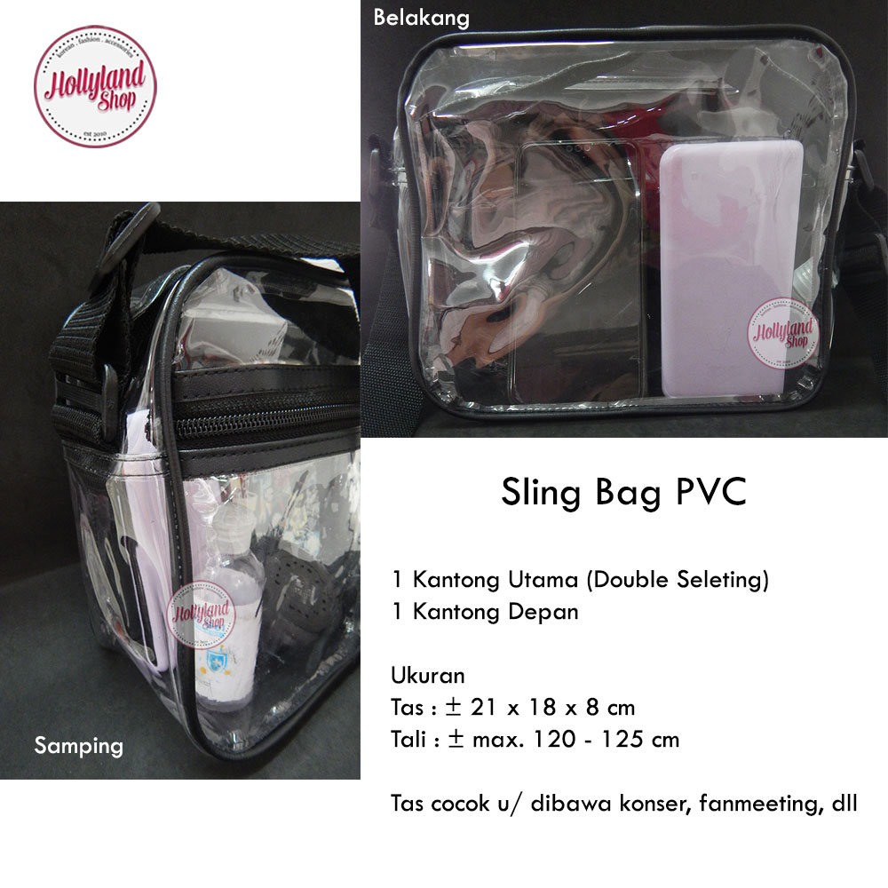 HollylandShop's tweet image. Sling Bag PVC
Cocok untuk dibawa ke Konser / Fan Meeting
.
Material : PVC
Ukuran : ada di foto
#taskonser #taspvc #tastransparan #slingbagpvc