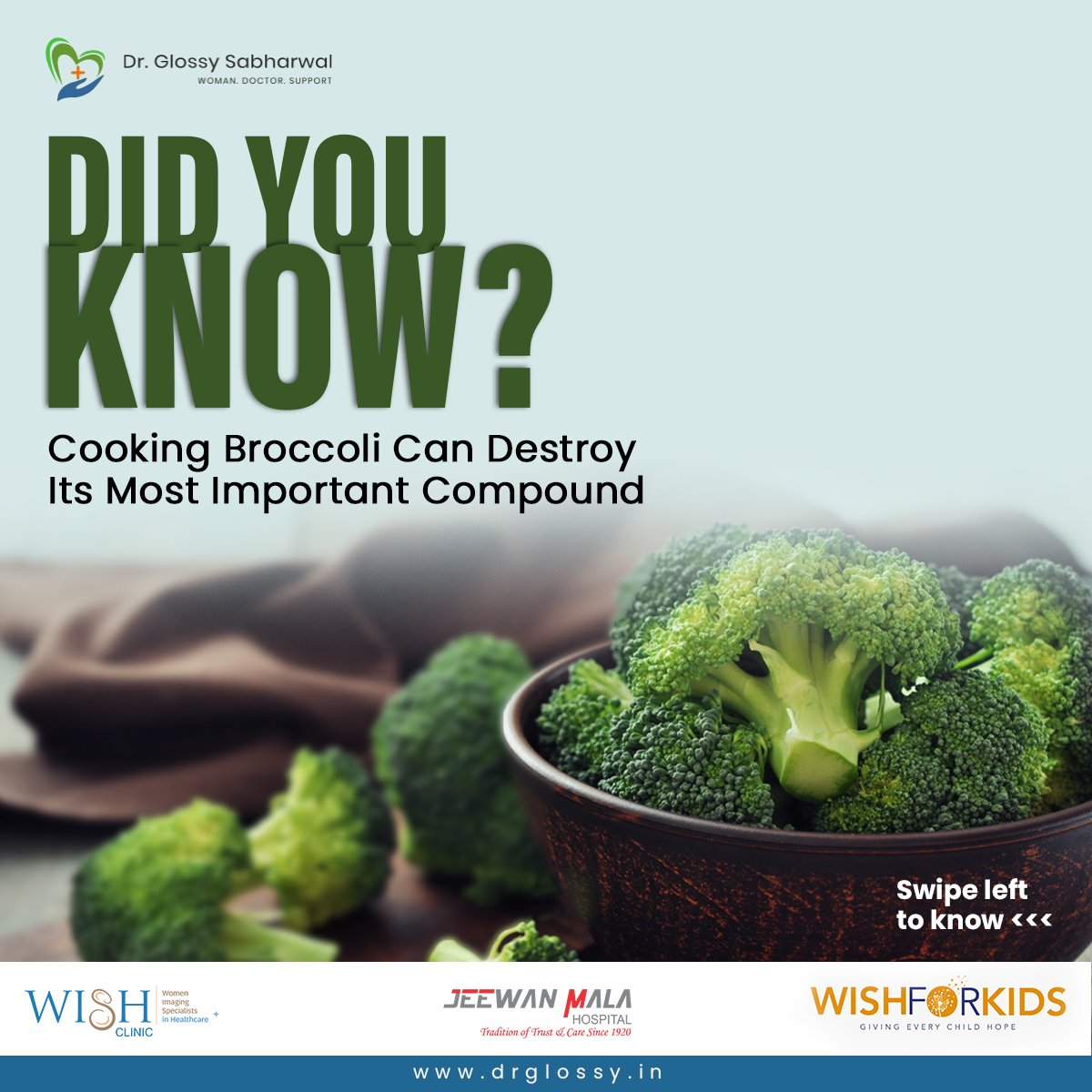 SabharwalGlossy's tweet image. Broccoli isn't just a tasty addition to your plate; it's a nutritional powerhouse! 

#BroccoliPower #SulforaphaneSecret #HealthyHabits #NutritionTips #Broccoli #DoctorsAdvice #DrGlossy #Doctor