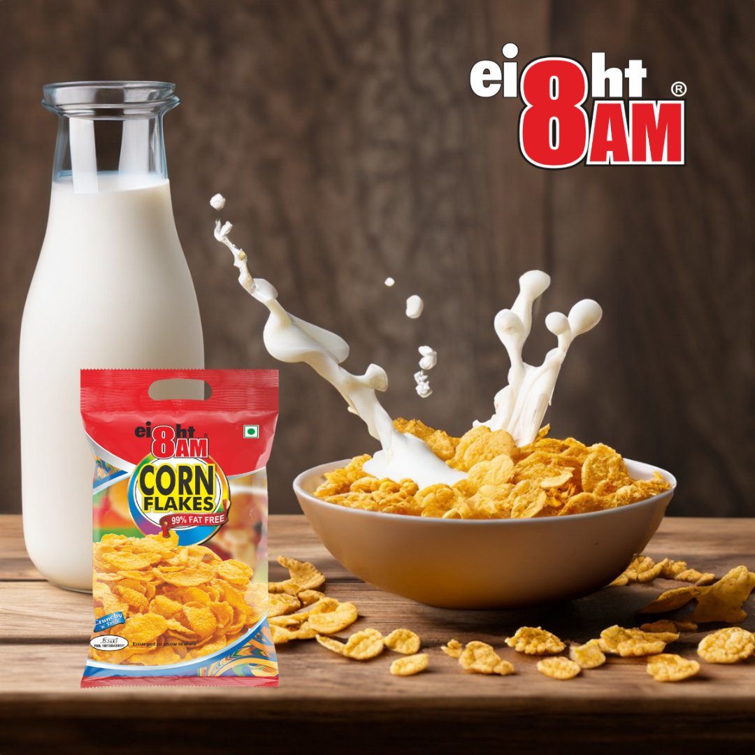Monsoon mornings are made for 8AM Cornflakes.

These delicious cornflakes are the perfect way to start your day, even when it's raining outside. 

..

#8AM #cornflakes #breakfast #monsoon #wholegrain #fiber #rainyday #delicious #nutritious #startyourdayright #8AMcornflakes