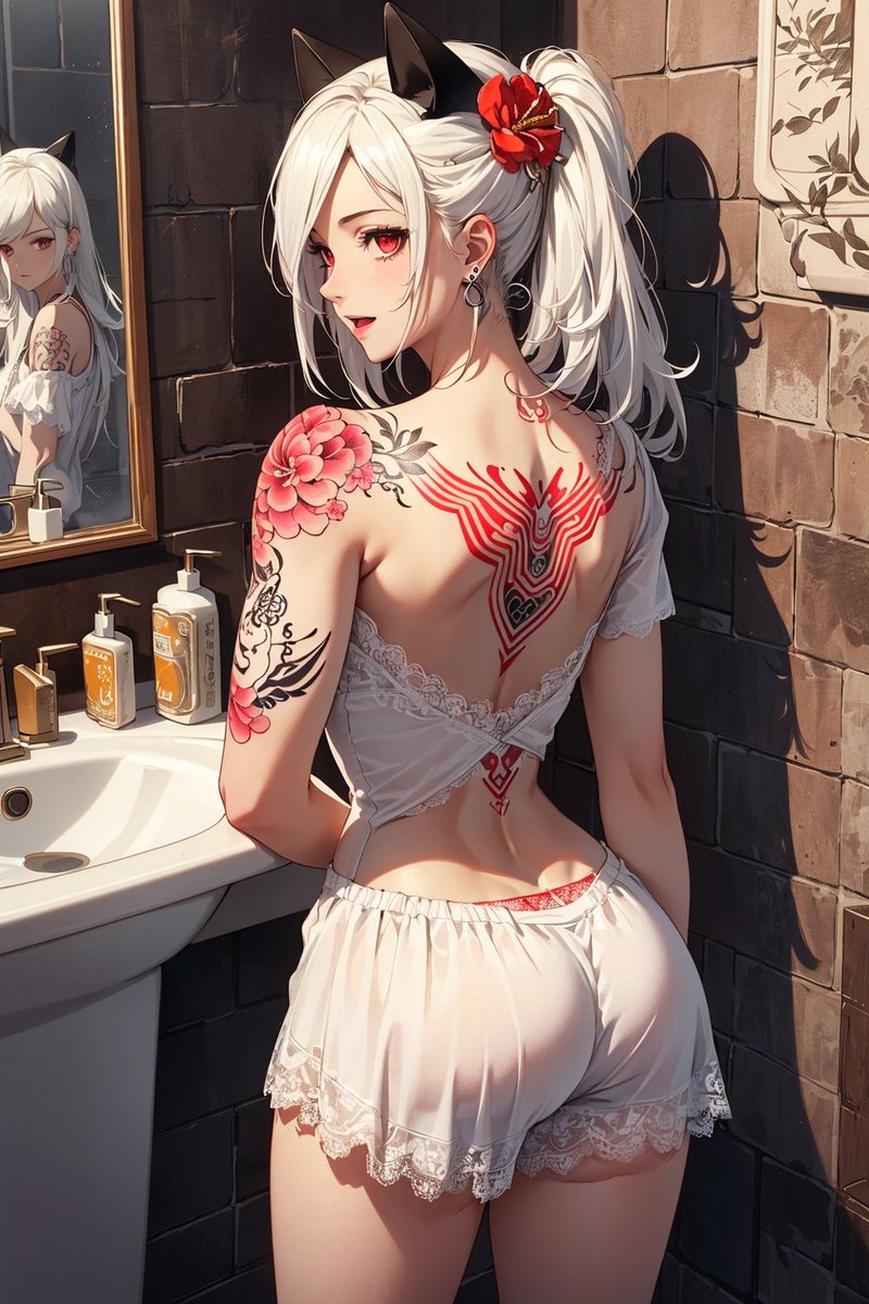 NekoSurfAI's tweet photo. Oh good morning! Would you help and unbutton my top please?
#AIart #AIgirl #AIグラビア #AIイラスト https://t.co/xSqg282EHO