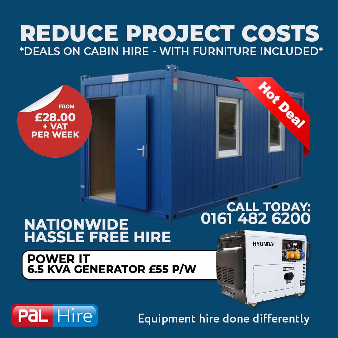 [DEAL] this week. Reduce project costs with our deals on storage and site cabins. Plus a bit of a power play...
Plus a cheeky generator deal all available to you for one week only. 

Lines open from 8am

#Construction #EquipmentHire #SiteCabins