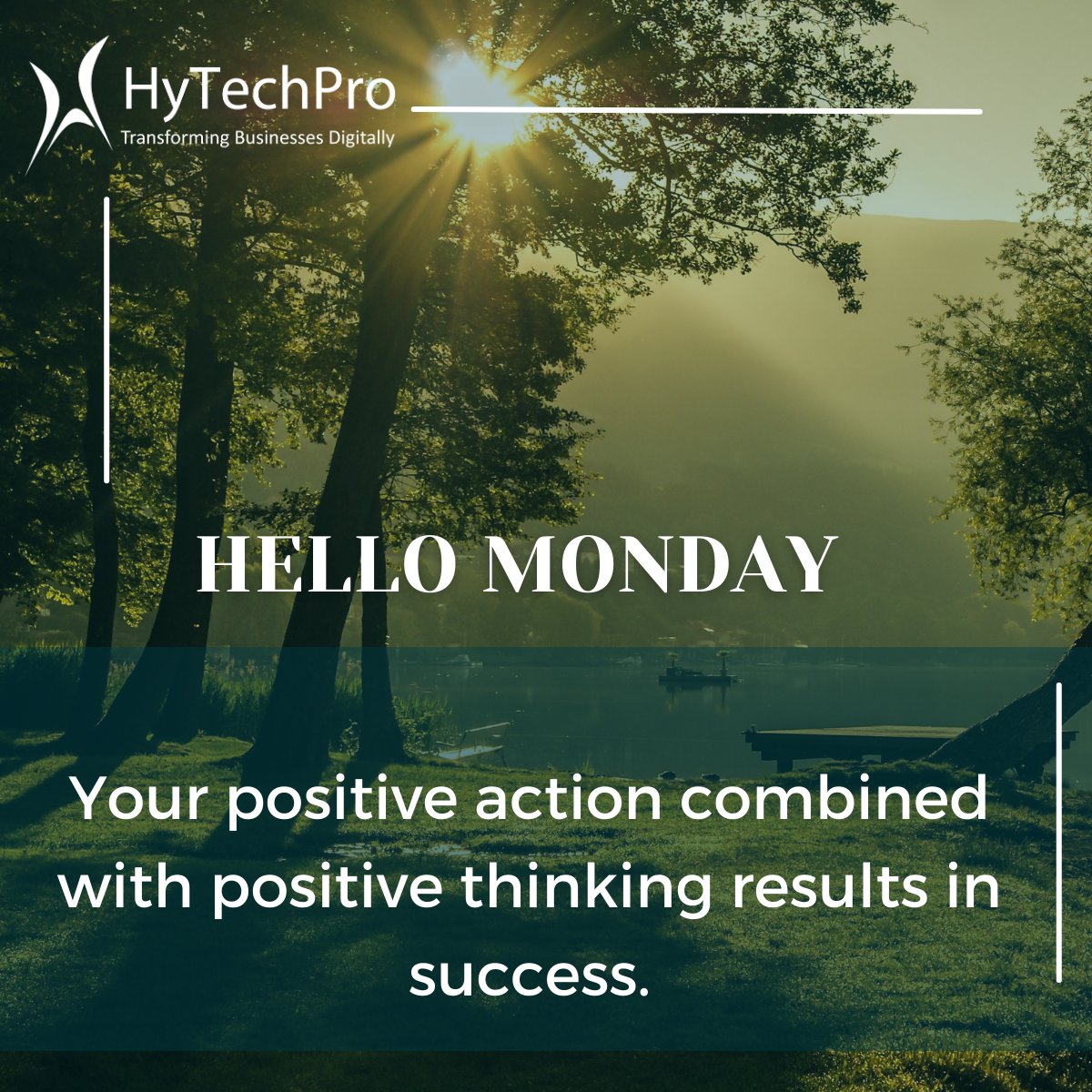 hytechpro's tweet photo. Your positive action combined with positive thinking results in success.
-Shiv Khera

#HyTechPro #MotivationalQuote #MondayMotivation
#MotivationalThoughts #Success #Author https://t.co/vE15vyCHIy