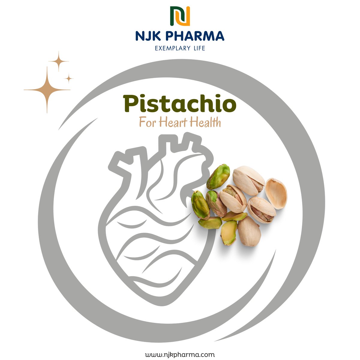 Go nuts for heart health! Pistachios are a tasty way to keep your heart happy💚
.
.
adding pistachios to your healthy diet may help to lower levels of bad cholesterol
#njkpharma #HeartHealth #PistachioPower #HeartHealth #PistachioPower #NutsForLife #PistachioLove #HealthySnacking